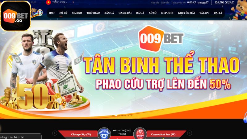 Những ưu điểm nổi bật khi tham gia sảnh cá cược thể thao 009Bet